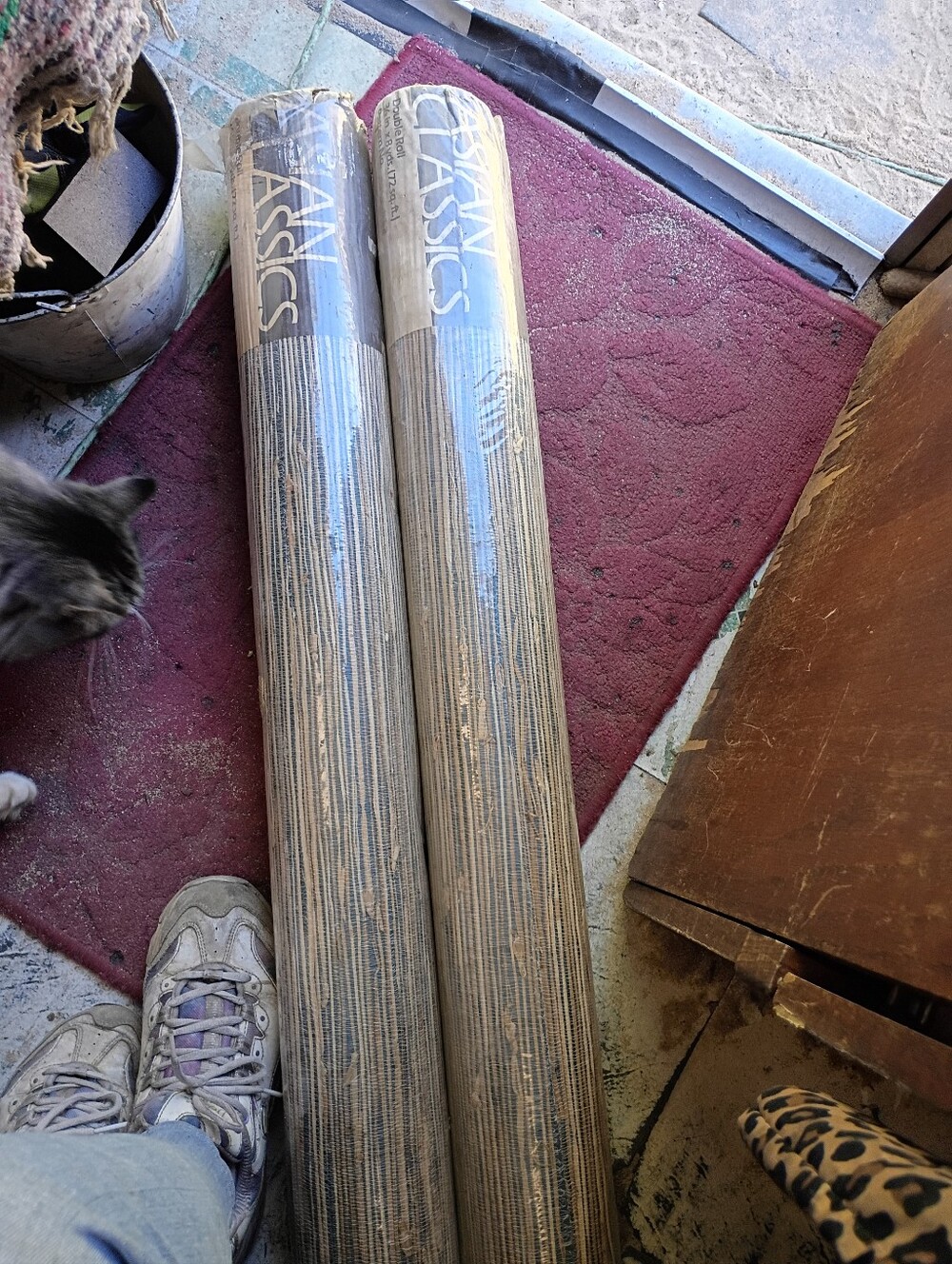 Classic Set of 2 packed Rolls Of Striped Wall Paper